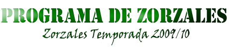 programa zorzales temporada 2009/10